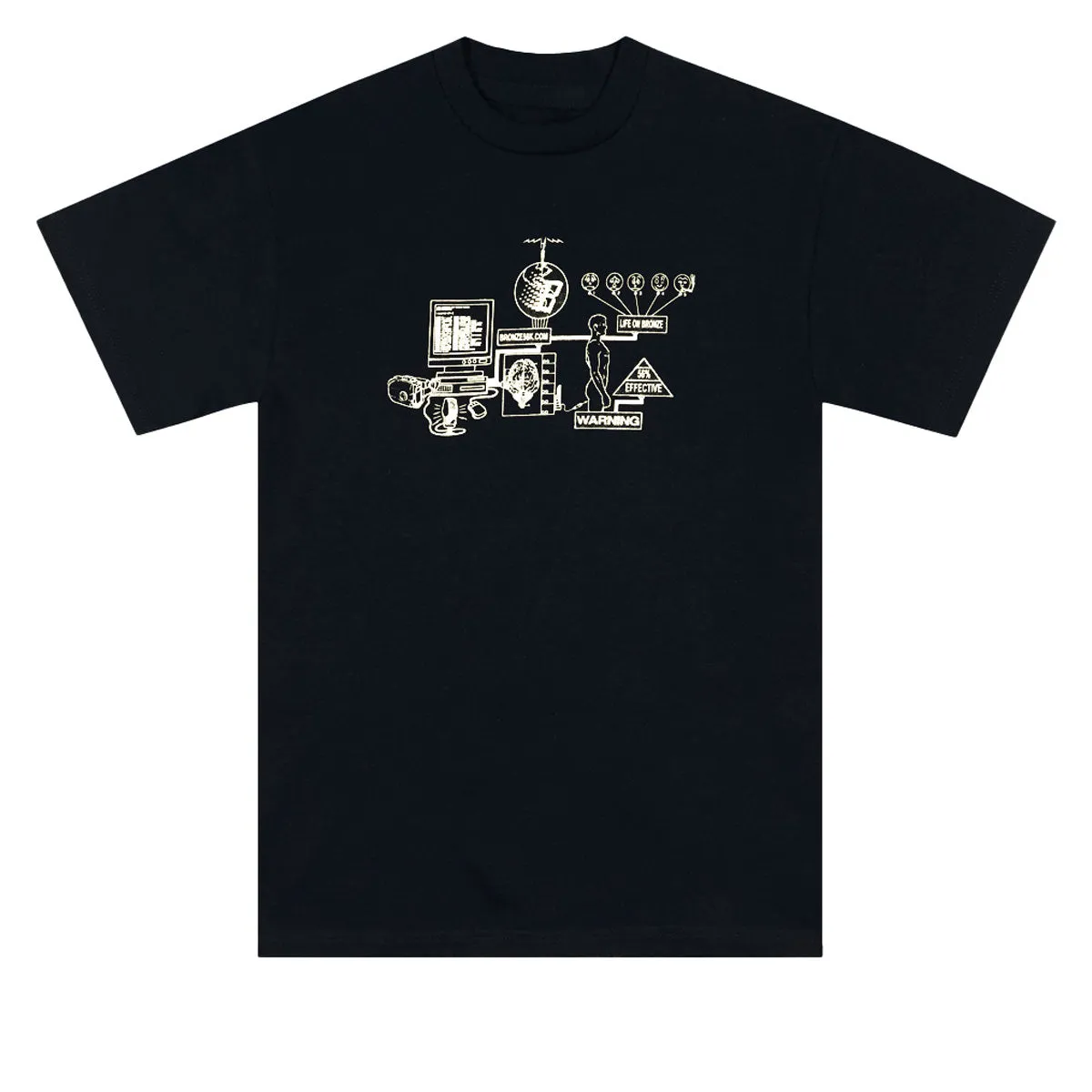 Bronze 56k Locked In T-Shirt - Black