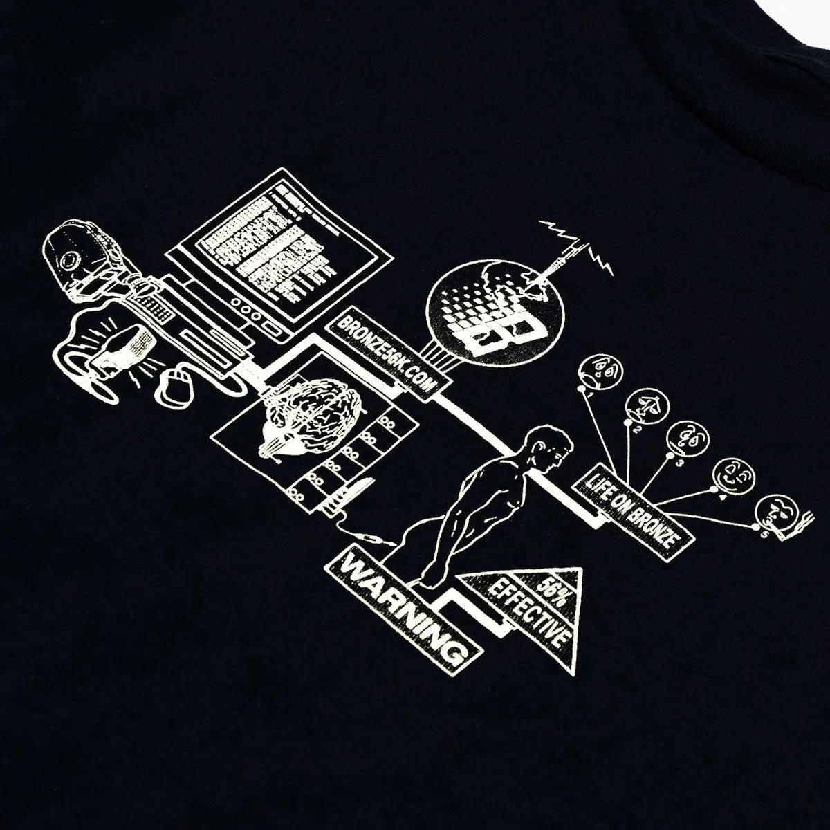 Bronze 56k Locked In T-Shirt - Black