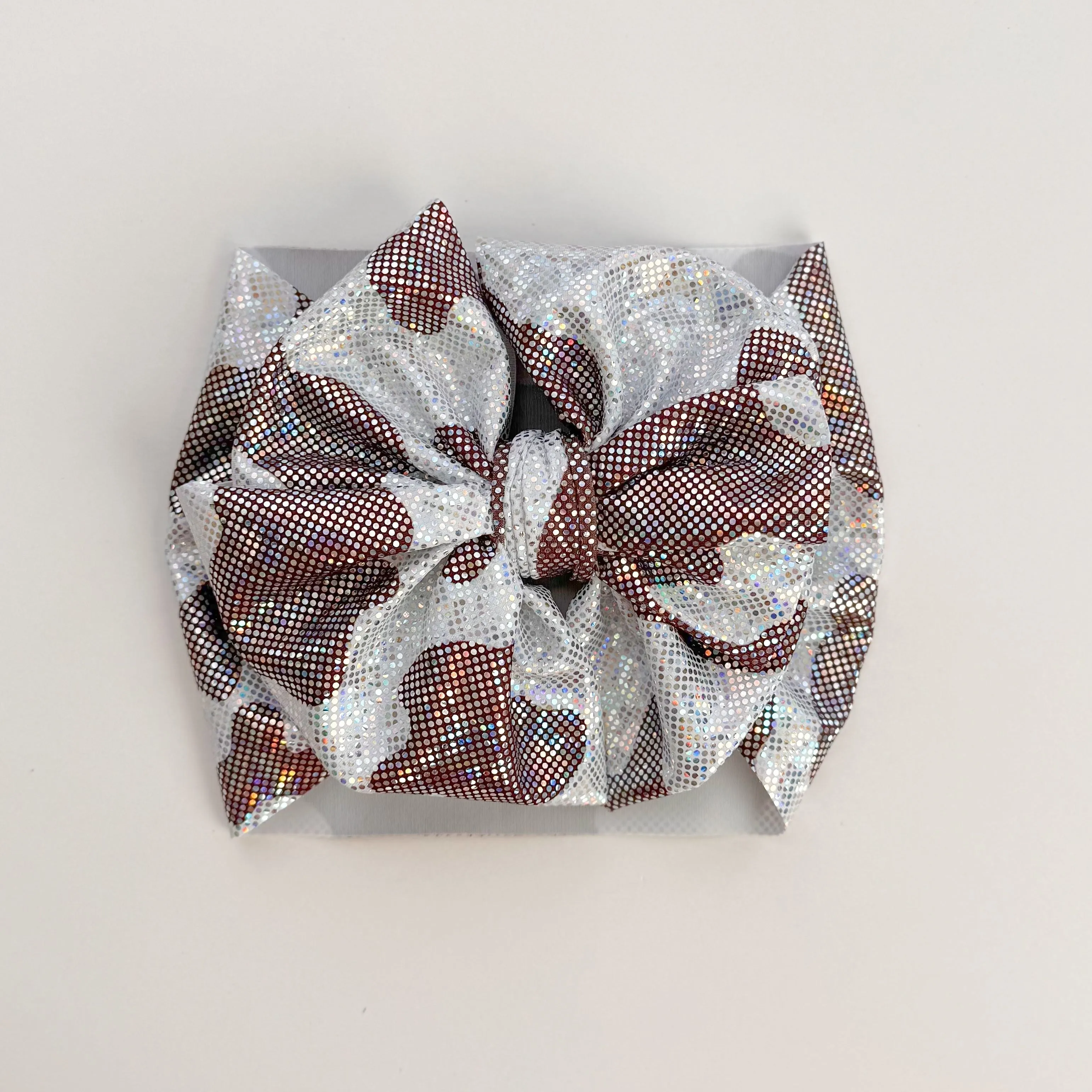 Brown Cow Shimmer Headwrap