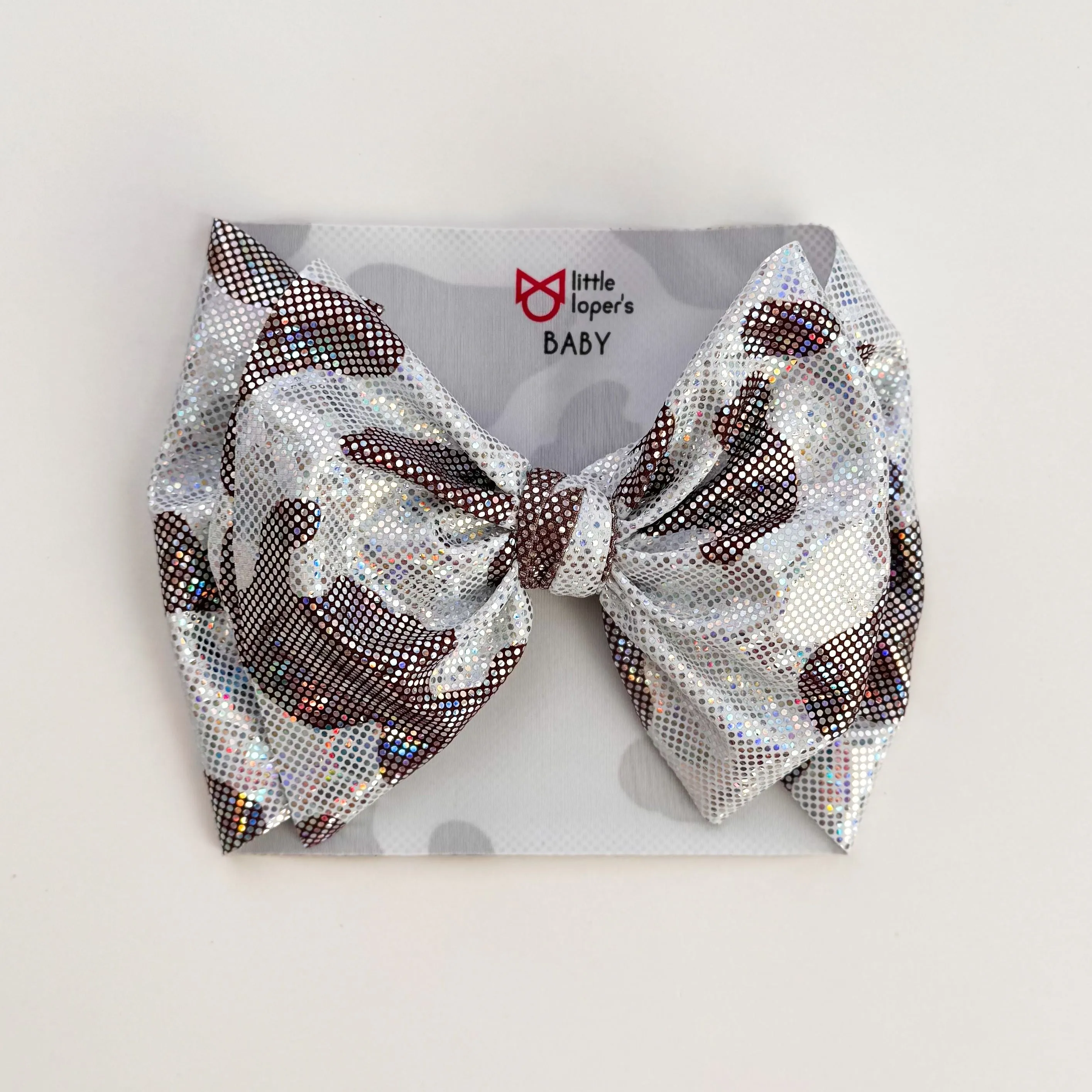 Brown Cow Shimmer Headwrap