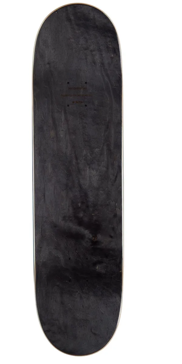 Cafe 45 Retro Edition Skateboard Deck - Grey/Cardinal - 8.38"