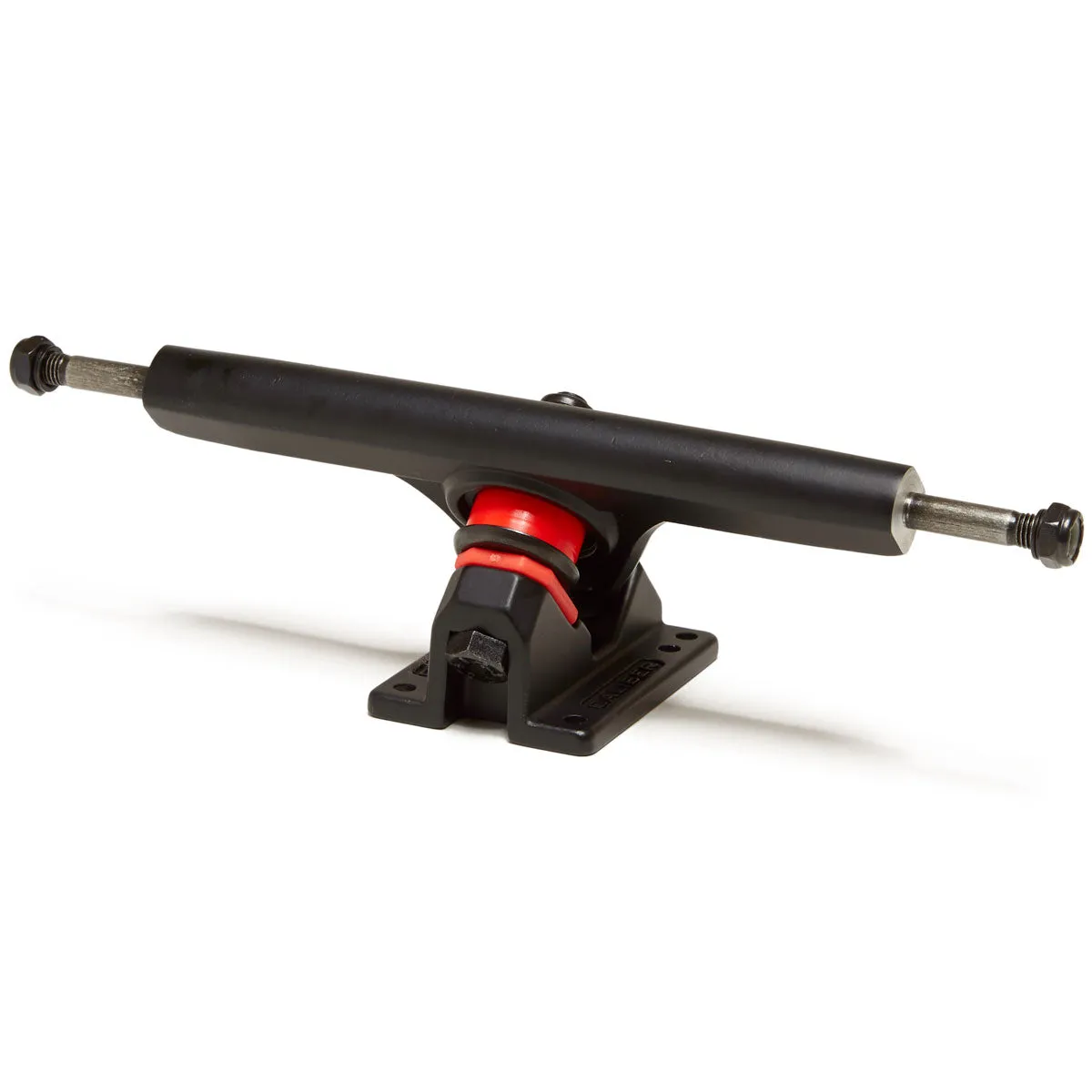 Caliber 3 Raked 10" w/Shim Longboard Trucks - Blackout 44 Degree - 184mm