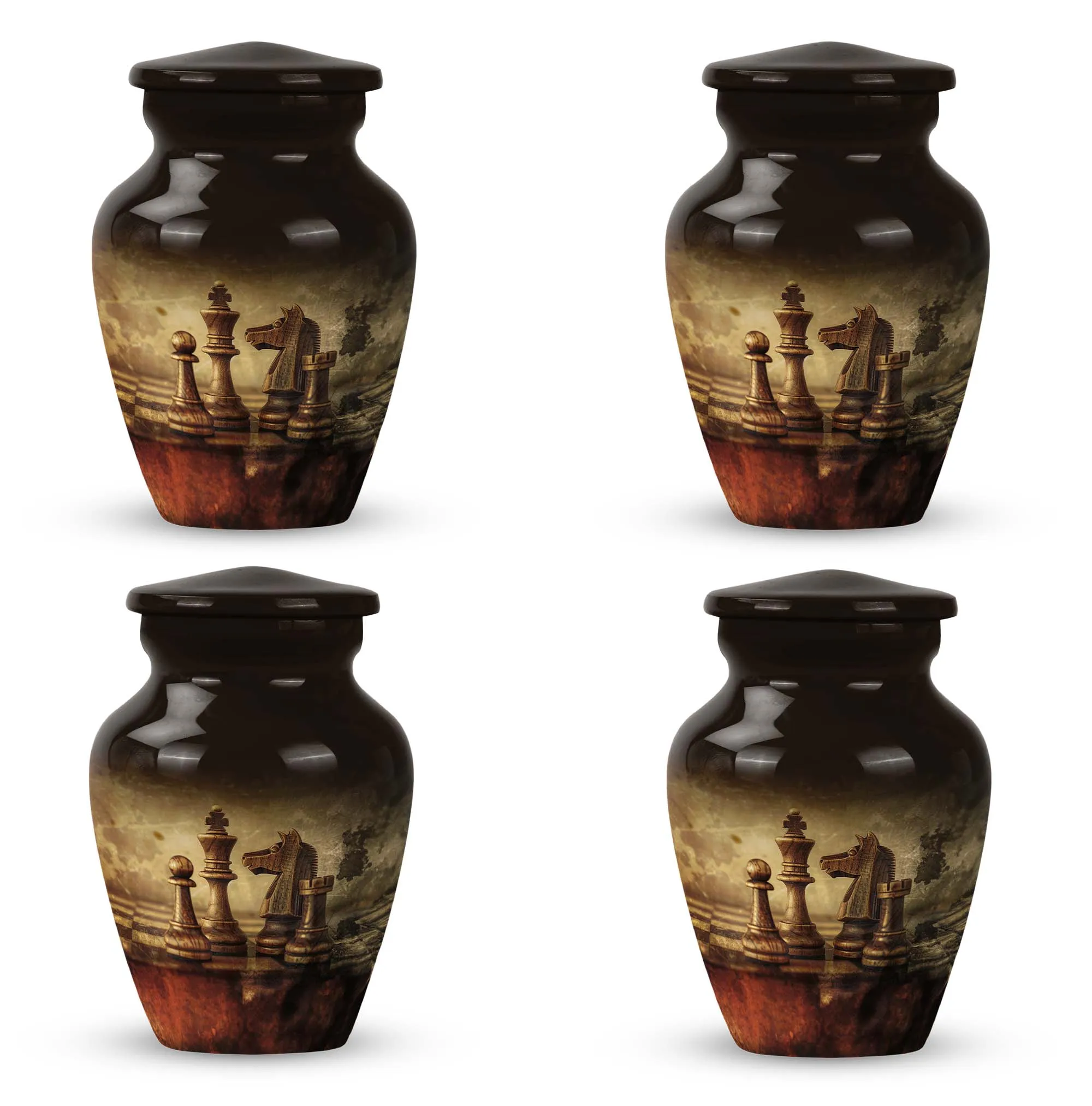 Chess Cremation Urn: Large Urn For Champions - Customizable