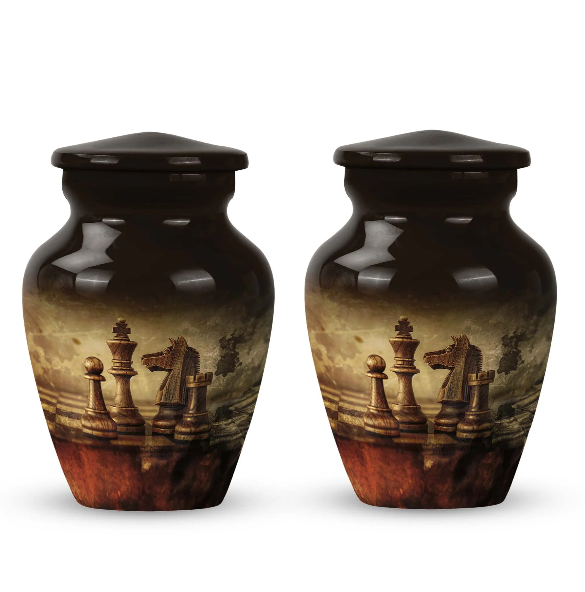 Chess Cremation Urn: Large Urn For Champions - Customizable