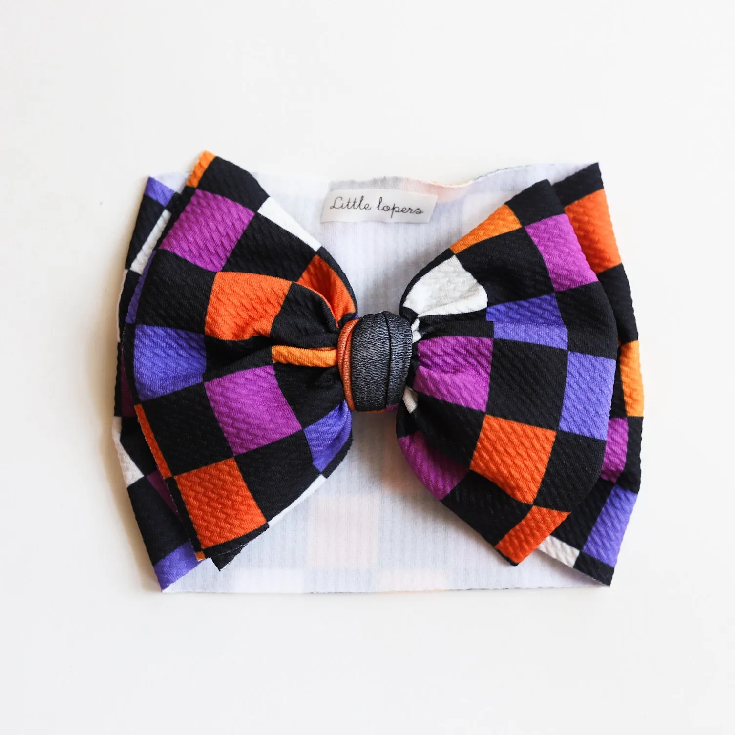 Creepy Checkers Headwrap