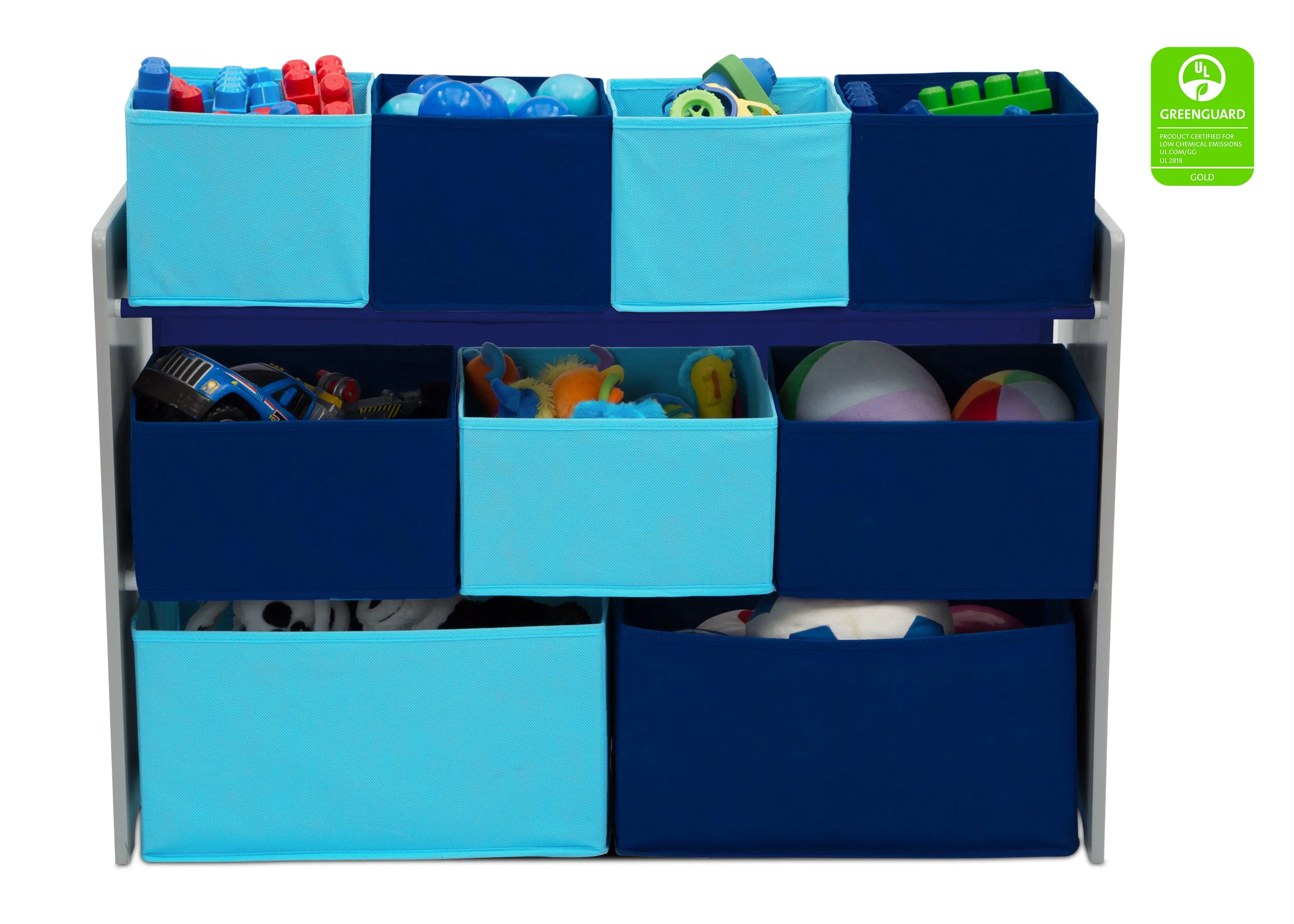 Deluxe Multi-Bin Toy Organizer with Storage Bins