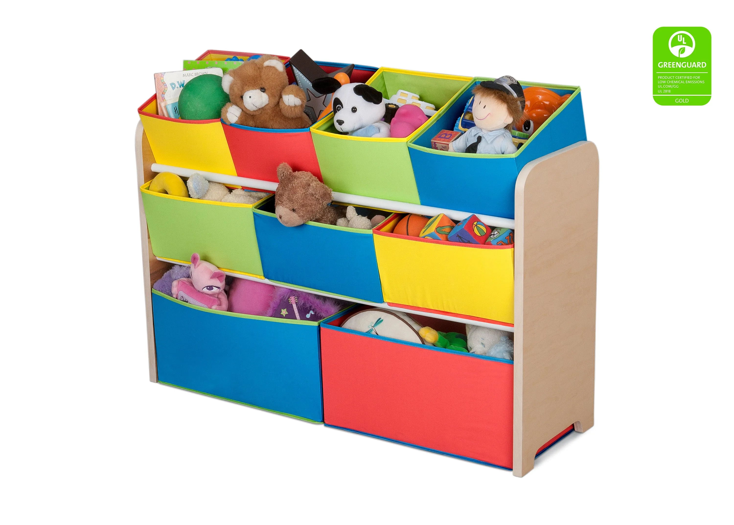 Deluxe Multi-Bin Toy Organizer with Storage Bins