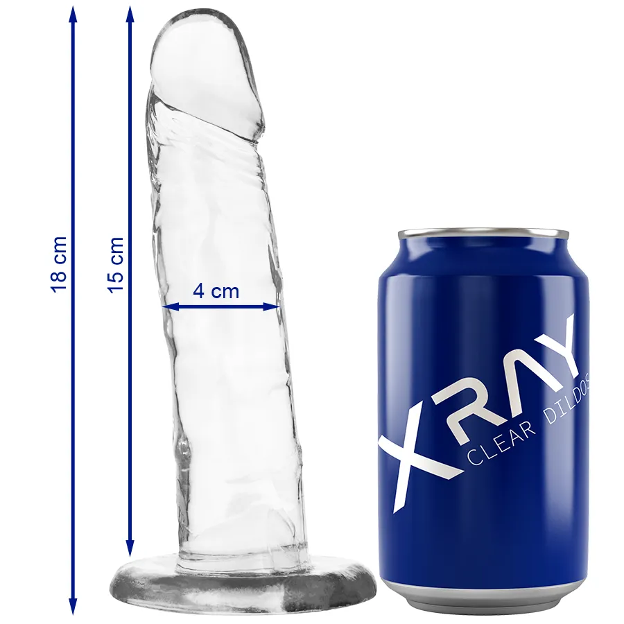 Dildo Clear 16cm - Super Realistico