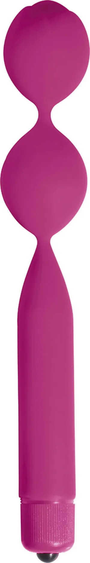 Double Vibrating Kegel Weight - Magenta