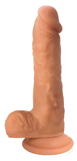 Easy Riders 6 Dual Density Silicone Dildo With Balls