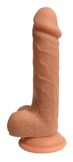 Easy Riders 7 Dual Density Silicone Dildo With Balls