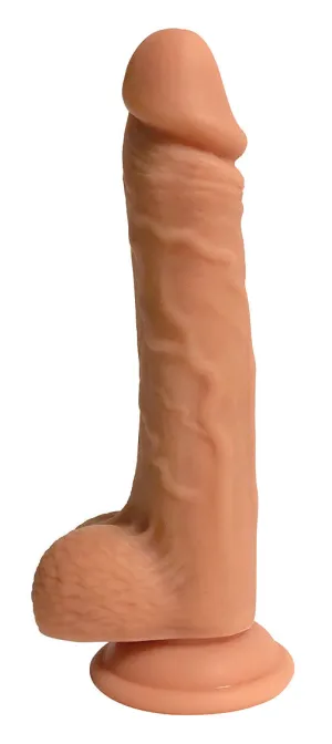 Easy Riders 9 Dual Density Silicone Dildo With Balls