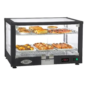 Equipex WD780B-2/1Countertop Warming Display Case, Black