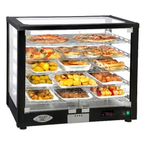 Equipex WD780B-3/1 Countertop Warming Display Case, Black