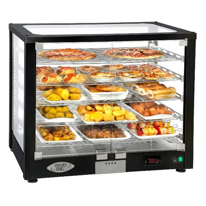 Equipex WD780B-3/1 Countertop Warming Display Case, Black