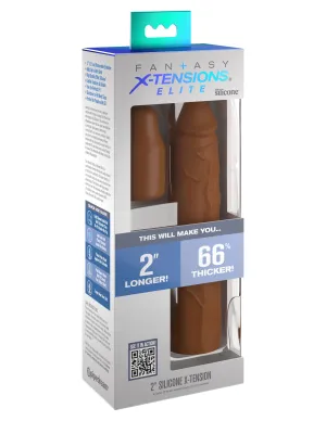 Fantasy X-tensions Elite - 2 Silicone X-tension - Tan
