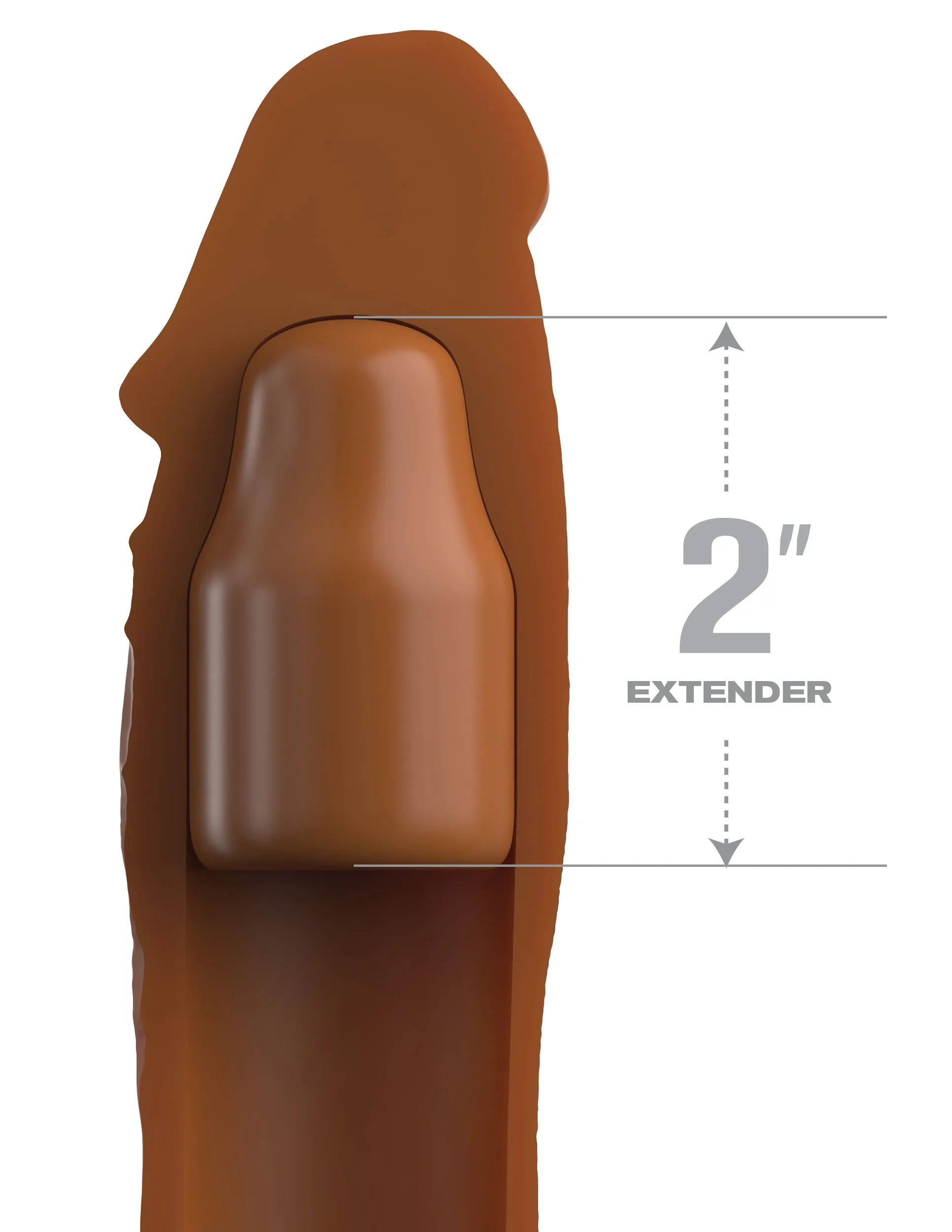 Fantasy X-tensions Elite - 2 Silicone X-tension - Tan