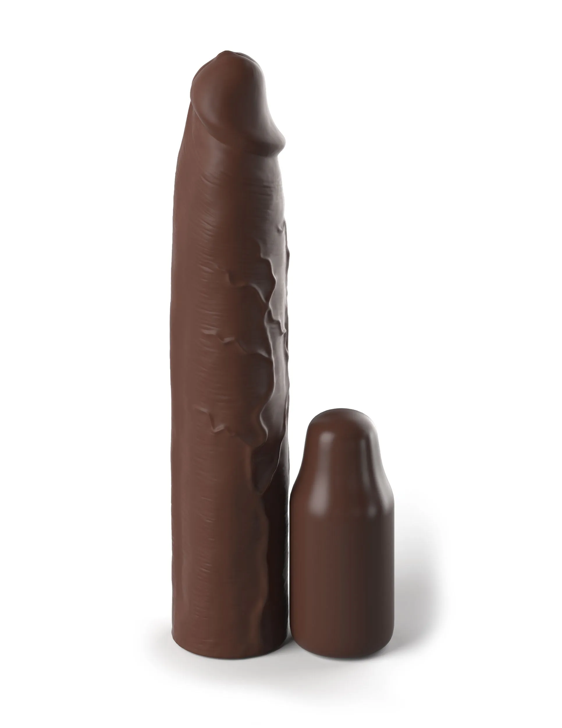 Fantasy X-tensions Elite - 3 Silicone Mega X-tension - Brown