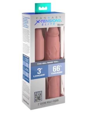 Fantasy X-tensions Elite - 3 Silicone Mega X-tension - Light