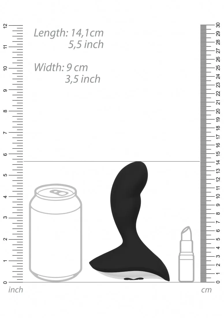 Geron Anal Vibrator - Black