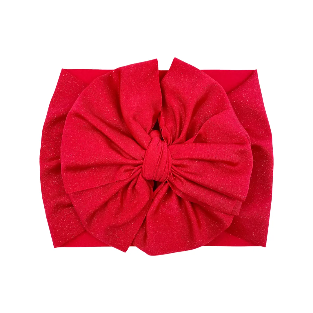 Glittery Red Headwrap Traditional
