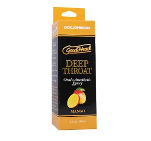 GoodHead - Deep Throat Spray - Mango - 2 fl. oz.