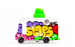Graffiti Black Van