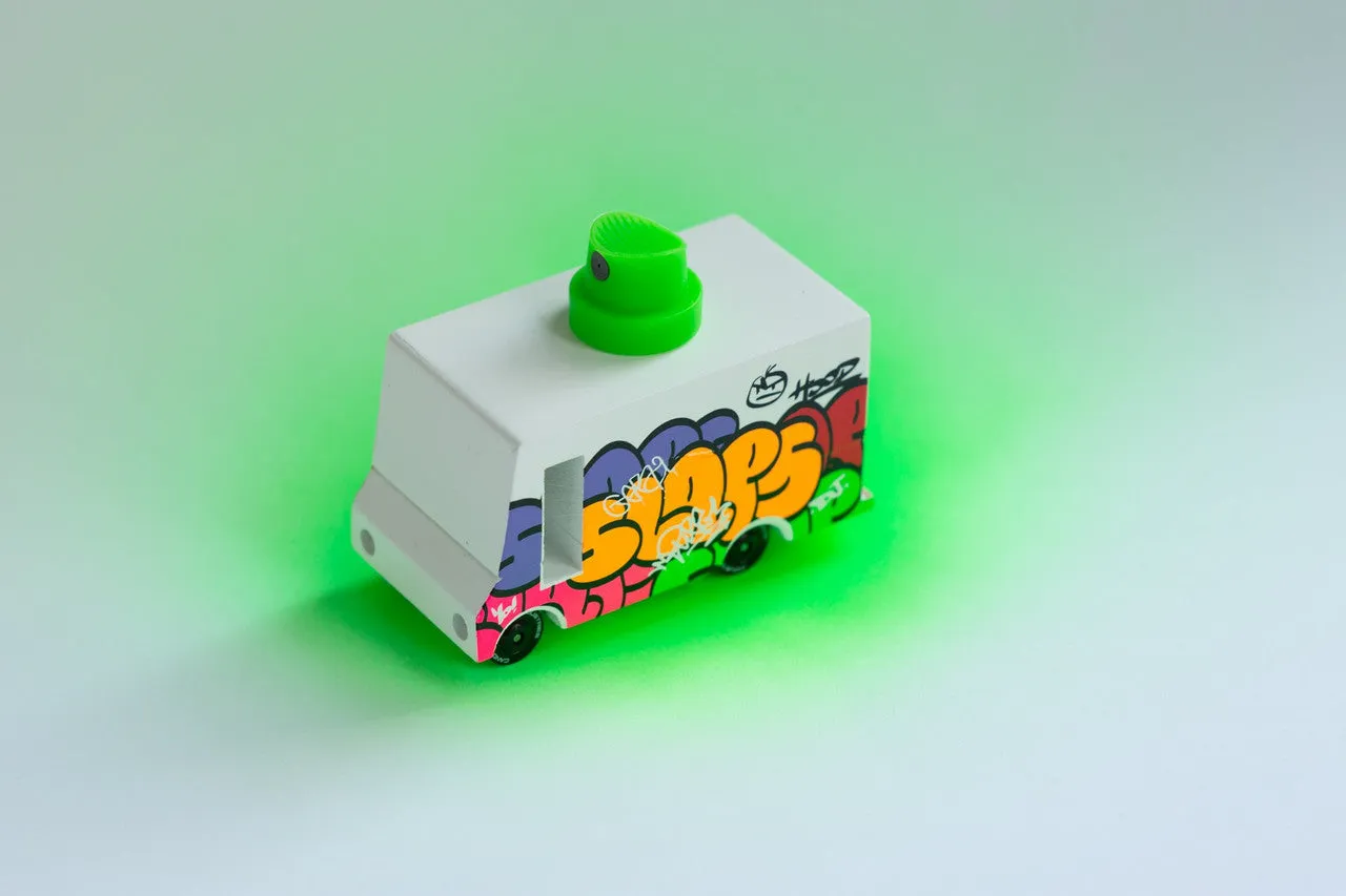 Graffiti Black Van