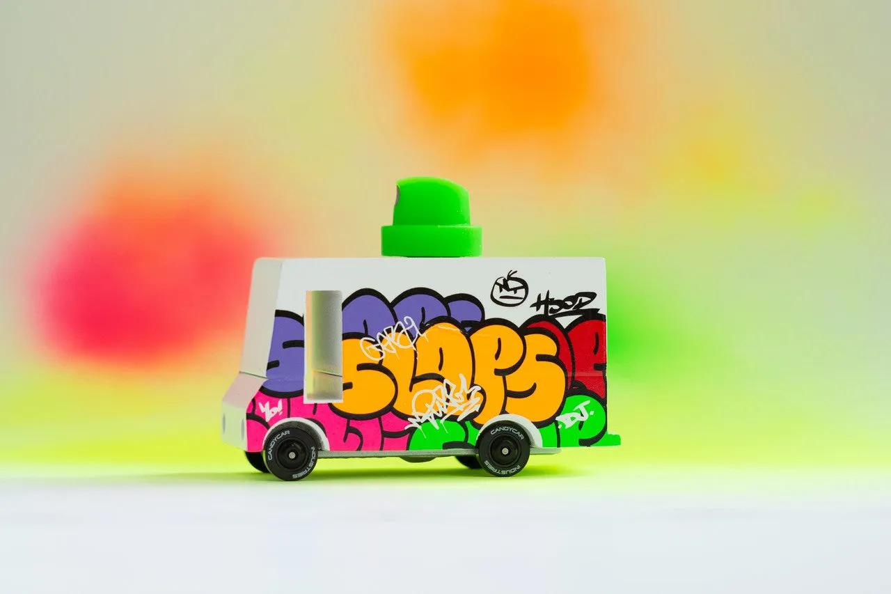 Graffiti Black Van