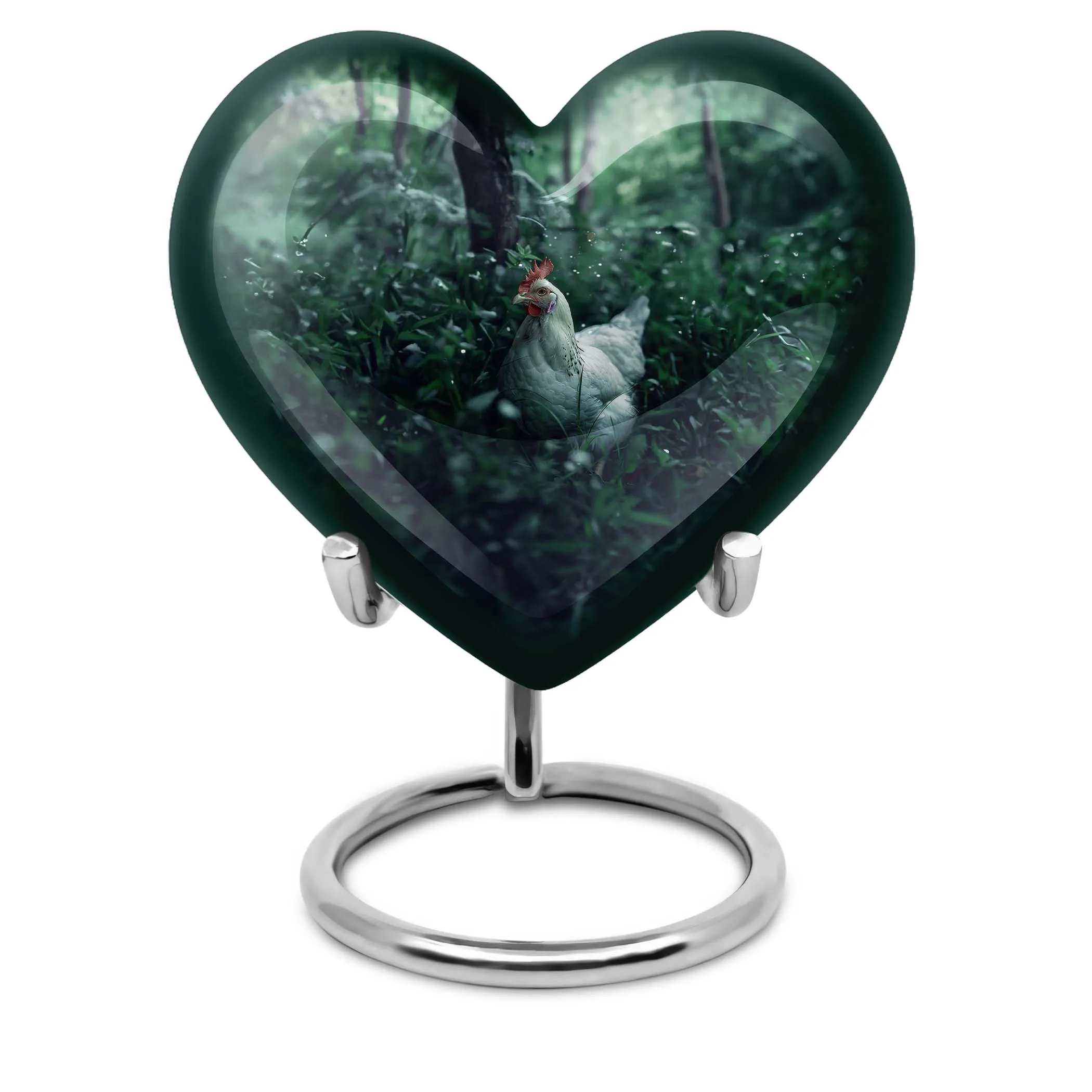 Grand Legacy Chicken Heart Memorial Urn for Male, 200
