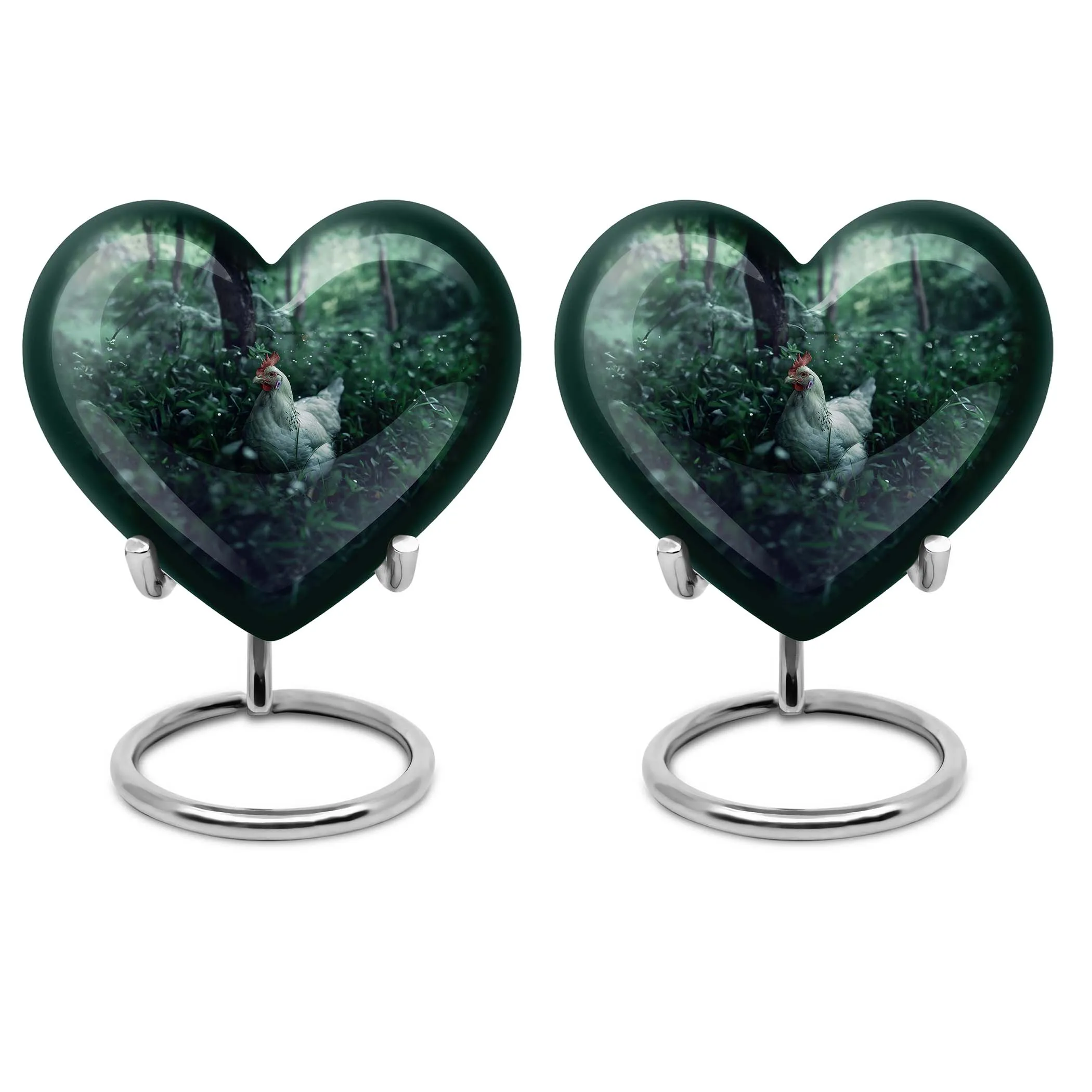 Grand Legacy Chicken Heart Memorial Urn for Male, 200