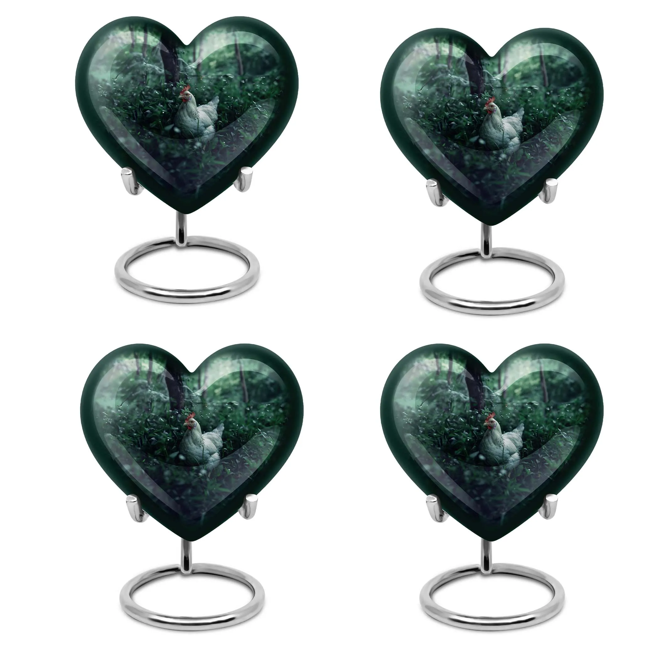 Grand Legacy Chicken Heart Memorial Urn for Male, 200