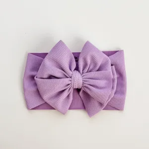 Grape Ribbed Headwrap