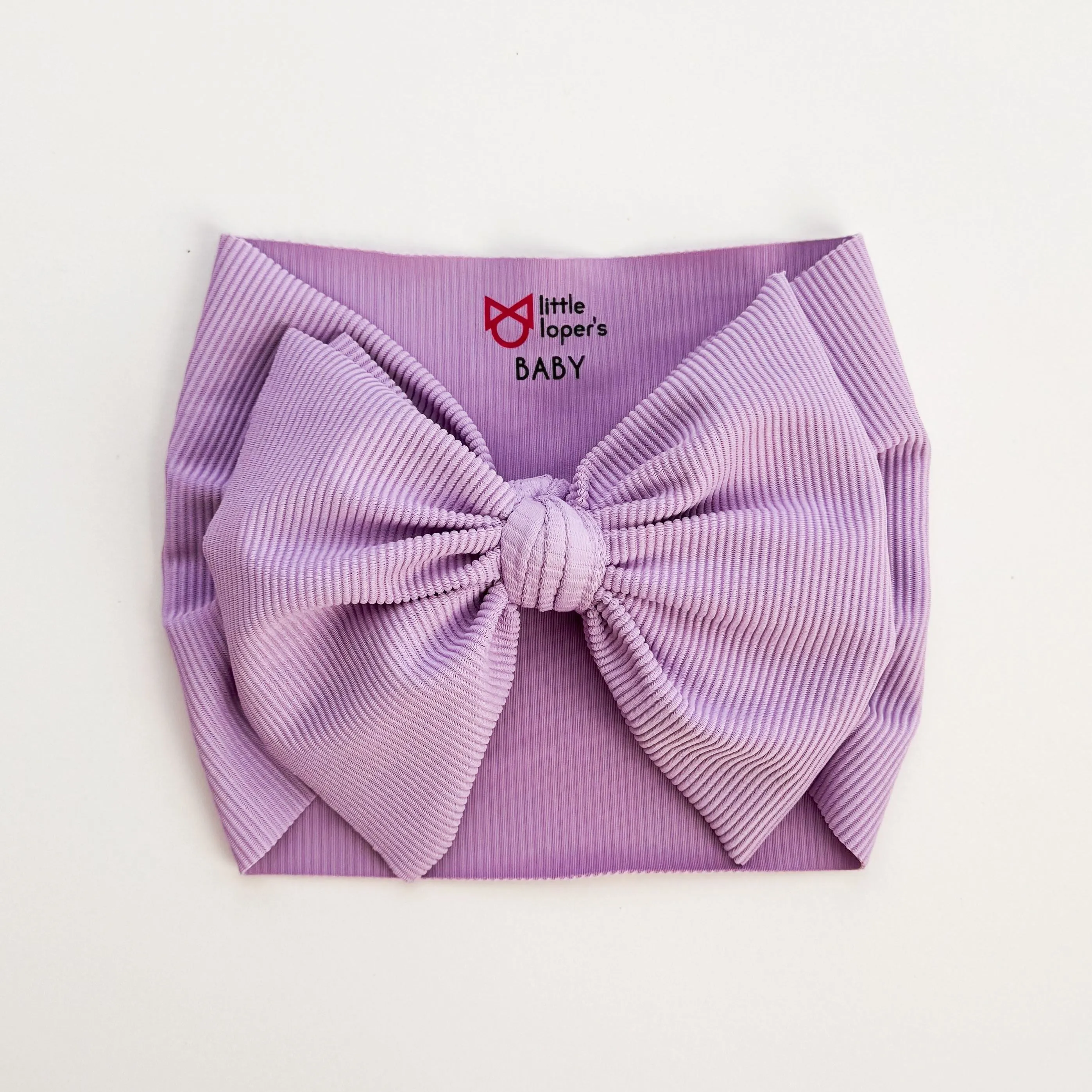 Grape Ribbed Headwrap