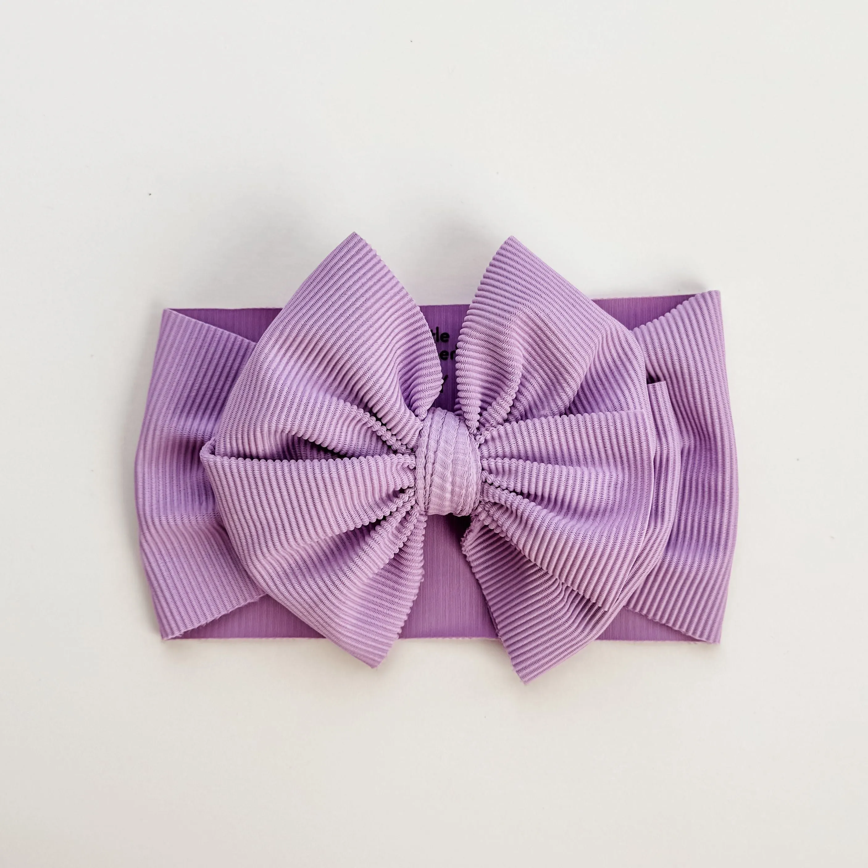 Grape Ribbed Headwrap