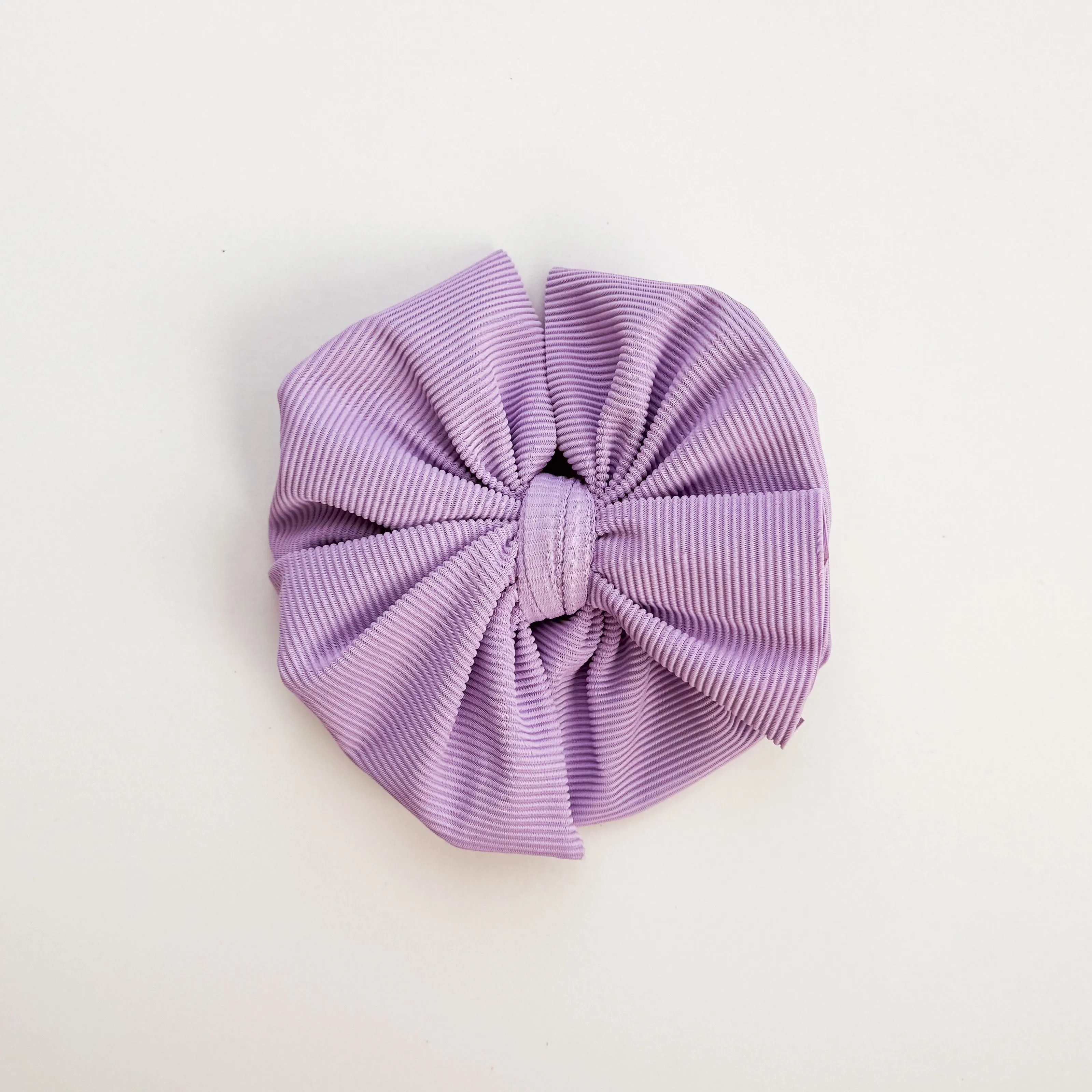 Grape Ribbed Swim Bow