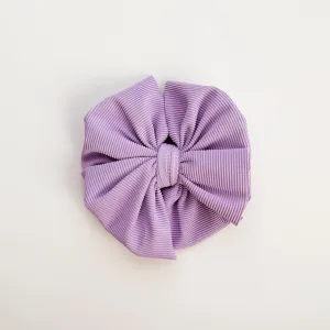 Grape Ribbed Swim Bow