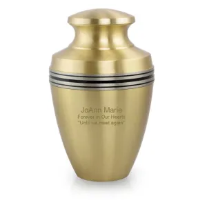 Grecian Bronze Cremation Urn In Large