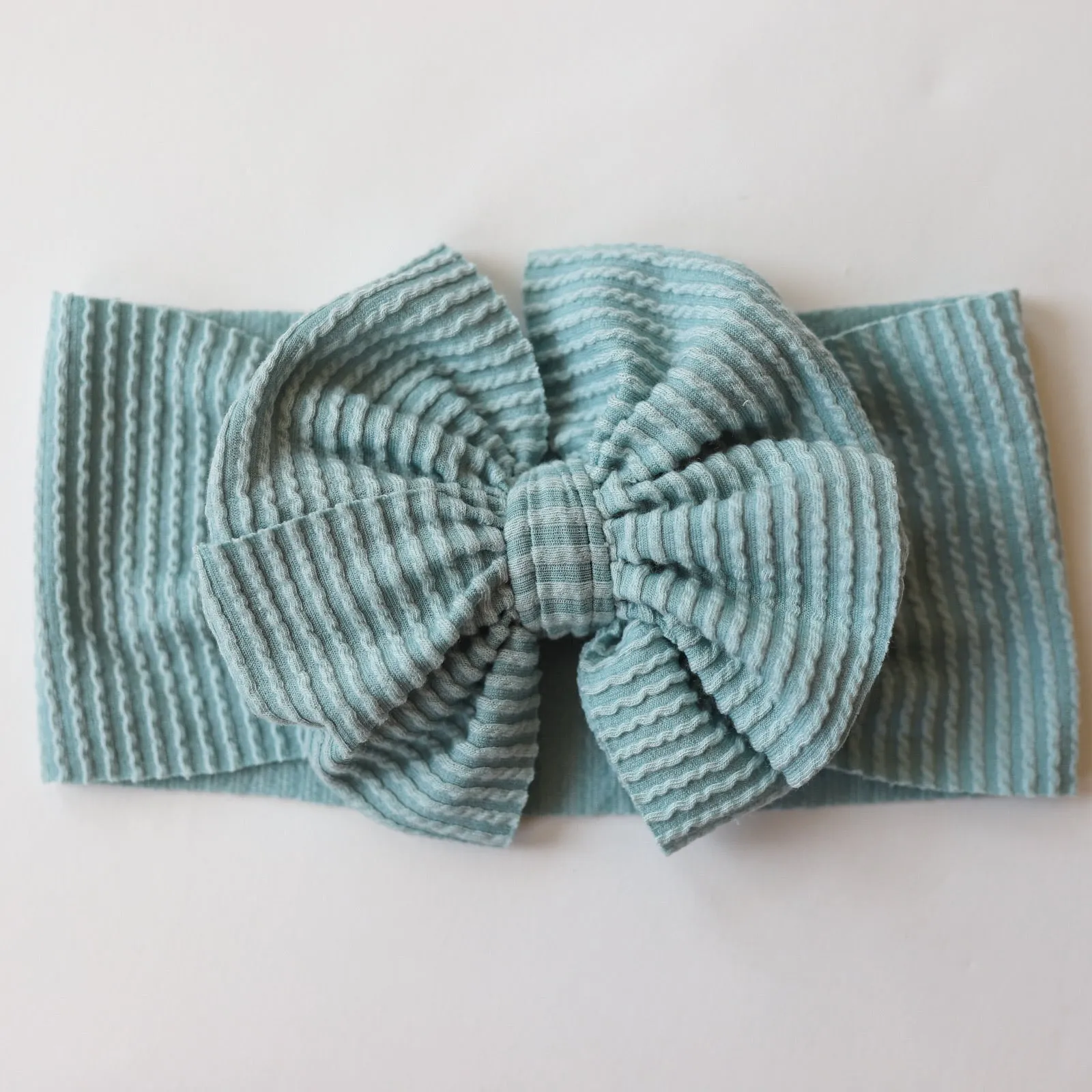 Ice Blue Cozy Ribbed Headwrap