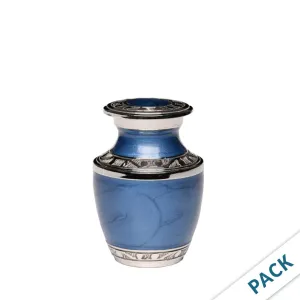 KEEPSAKE - Nickel plated Brass Urn 5-55 Silver Tone Bands - Pack of 10