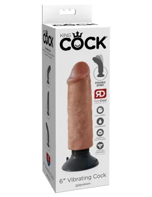 King Cock 6 Vibrating Cock