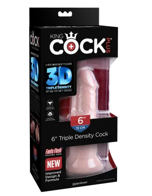 King Cock Plus 6 Triple Density Cock