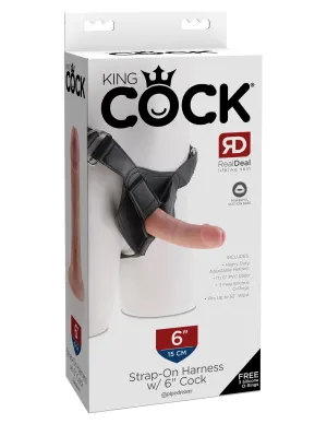 King Cock Strap on Harness with 6 Cock
