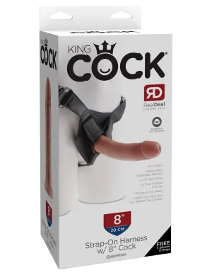 King Cock Strap on Harness with 8 Cock