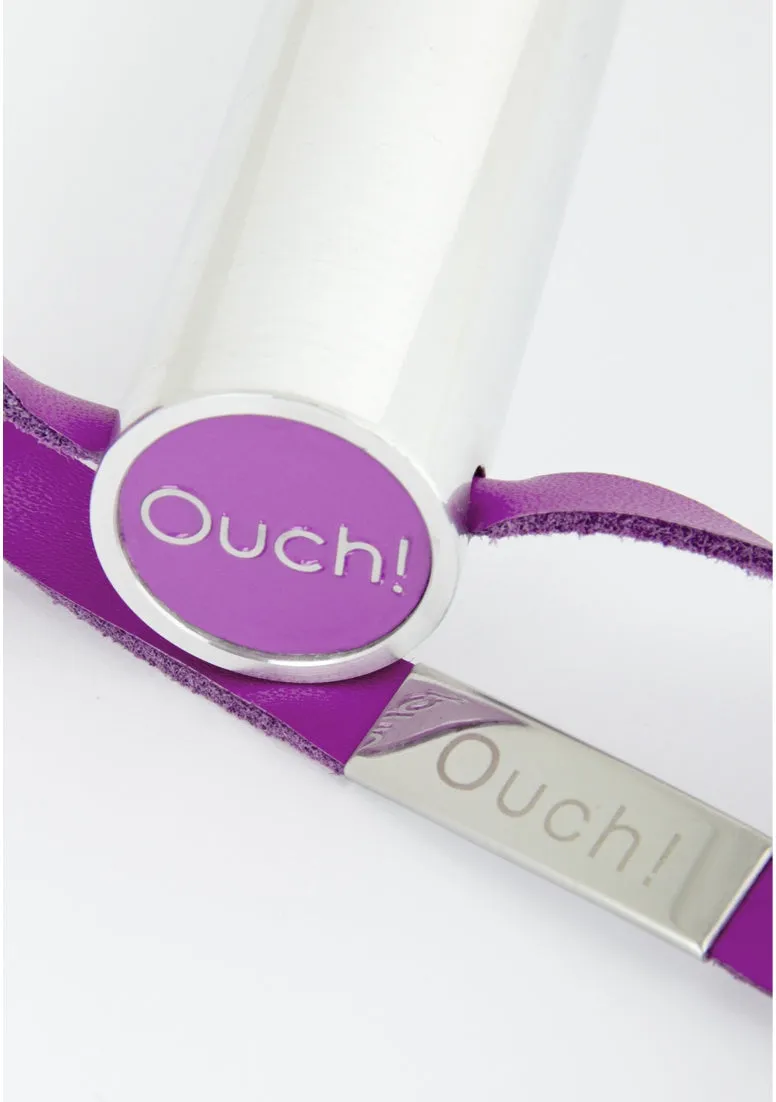 Leather Paddle - Purple