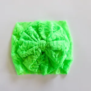 Lime Lace Headwrap