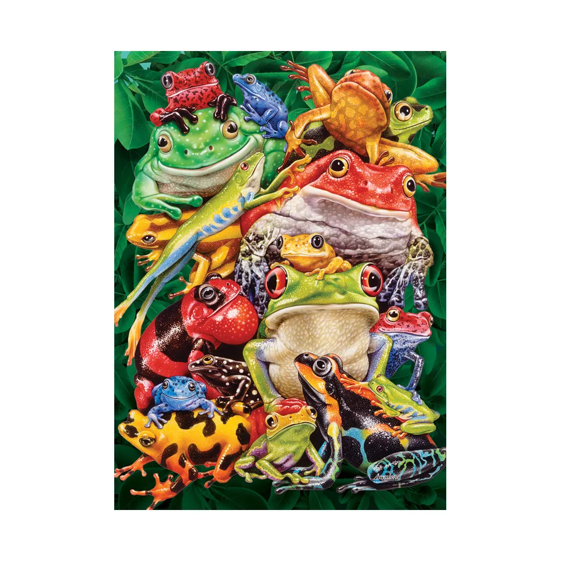 Lori Anzalone Frog Business Jigsaw Puzzle - 1000 pc