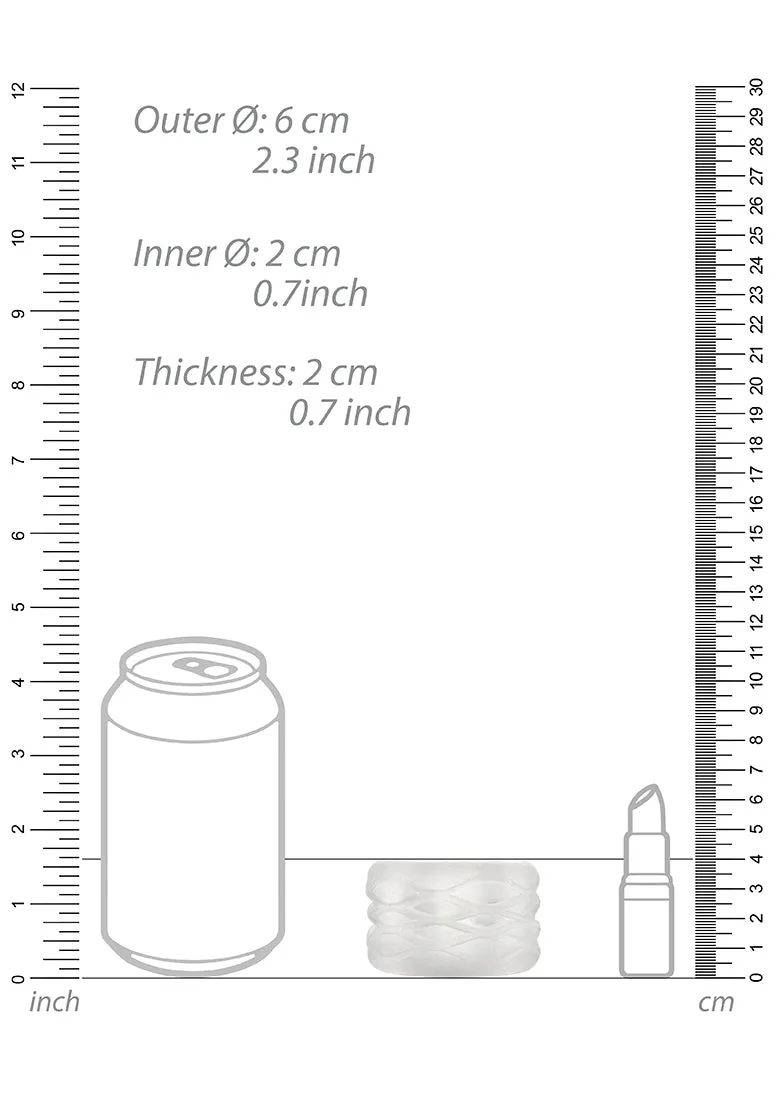 N0. 93 - Reversible Masturbator And Bumper - Transparent