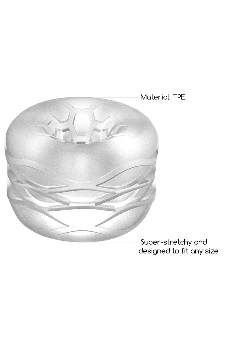 N0. 93 - Reversible Masturbator And Bumper - Transparent