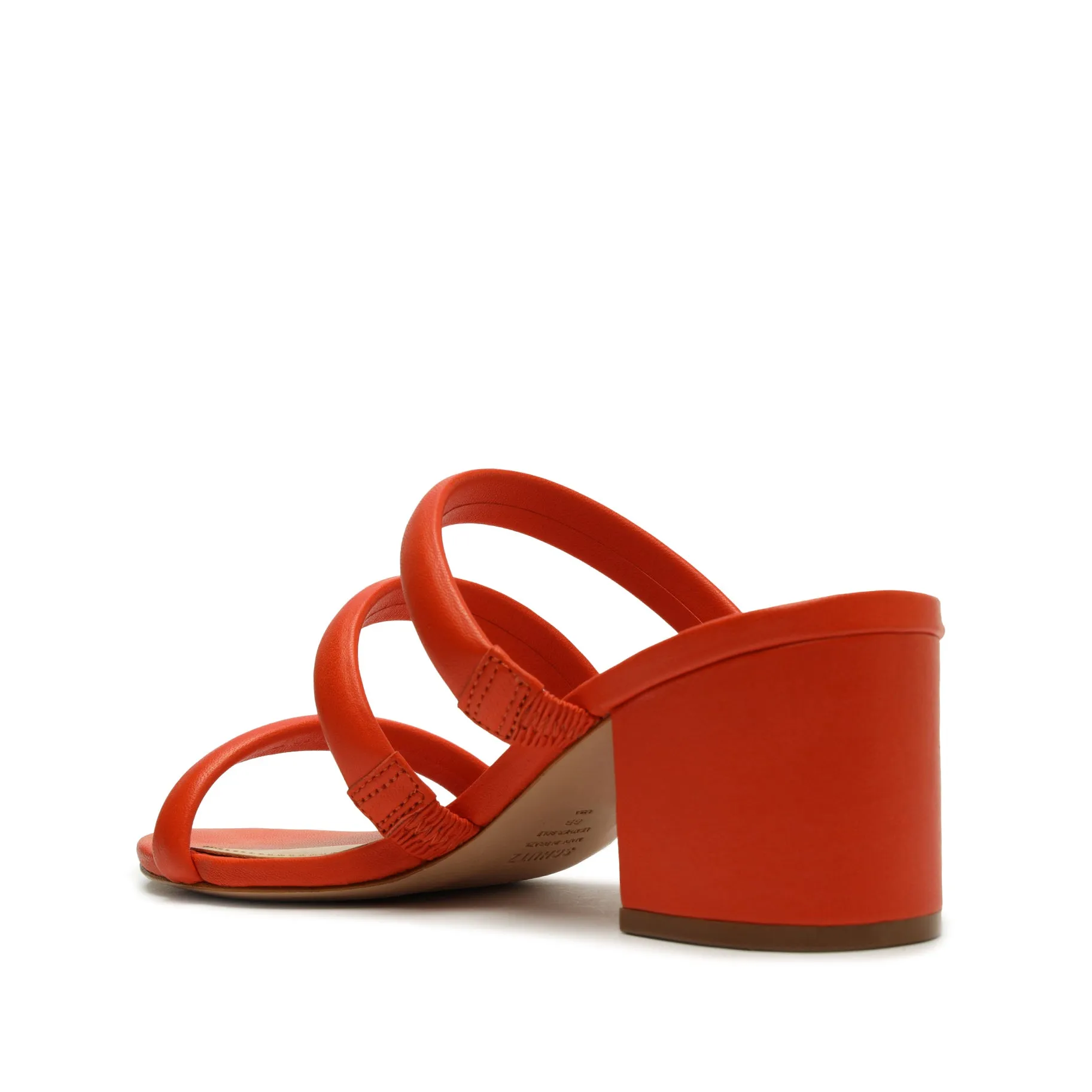 Olly Mid Block Nappa Leather Sandal